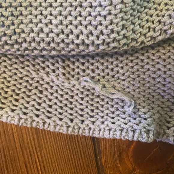 Wooden Ships Knit Tie Front Light Blue Cardigan - Picture 10 of 11